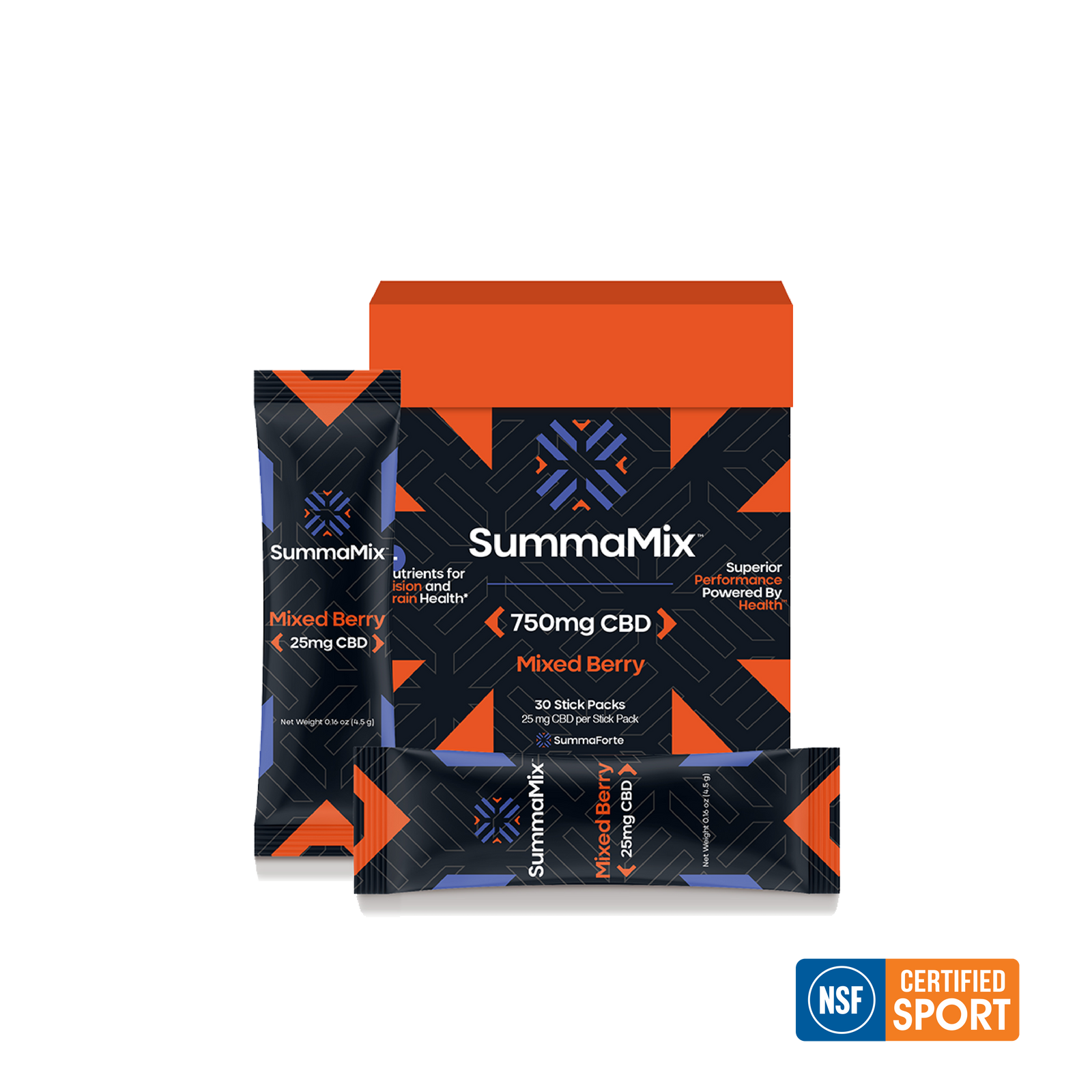 SummaMix | Box of 30 Stick Packs | Mixed Berry