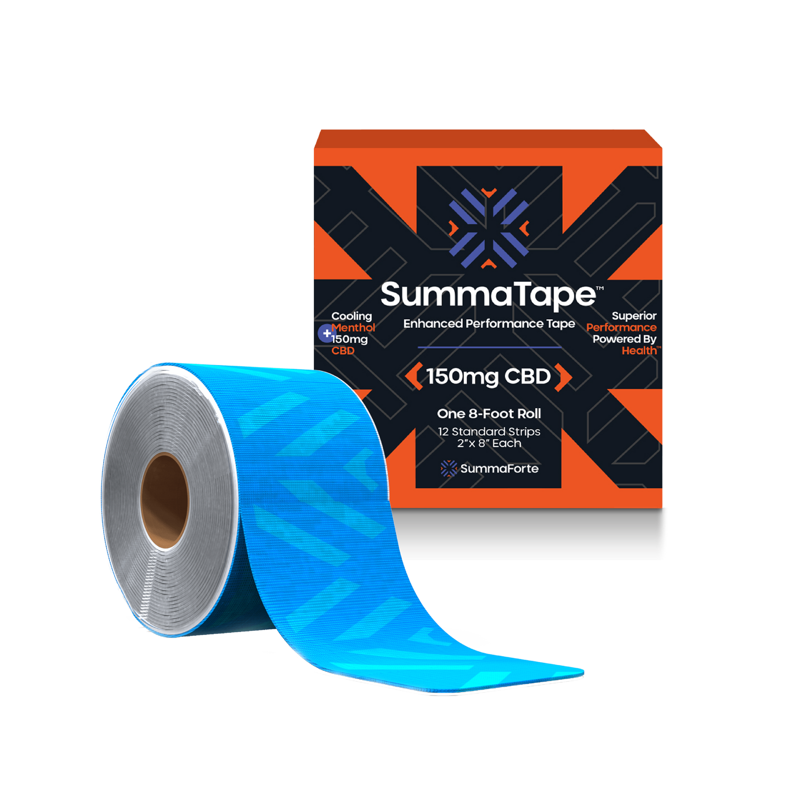 CBD Infused Kinesiology Tape - Pre-Cut Standard Strips